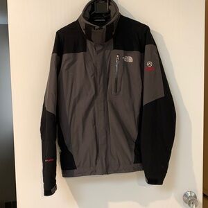 The North Face Summit Series Ski Jacket Coat Black Gray
